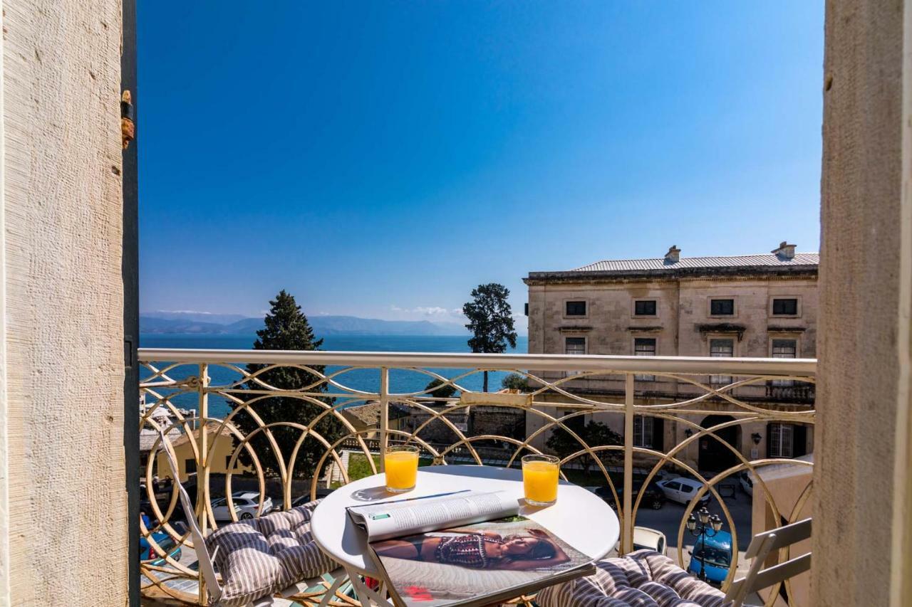 Luxury Seaview Apartment In Corfu Town By Corfuescapes מראה חיצוני תמונה